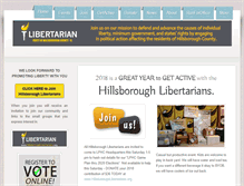 Tablet Screenshot of hillsboroughlibertarians.org